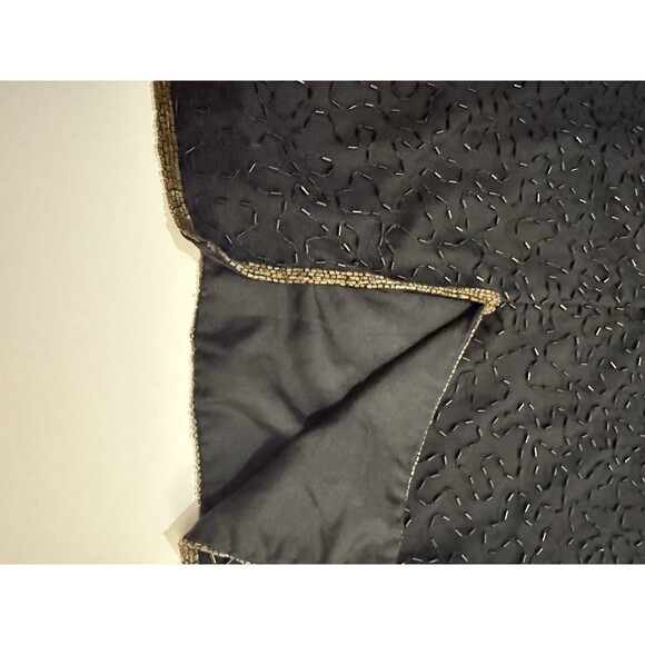 VTG Sequin Silk Dress Set Womens L Floral Blazer Cruise Holiday Formal Y2K NWT - Picture 8 of 16